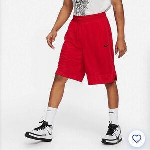 Nike Dri Fit Basketball Shorts Red Small - NWT
